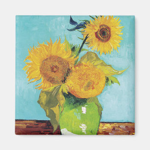 Drei Sonnenblumen, Van Gogh Magnet
