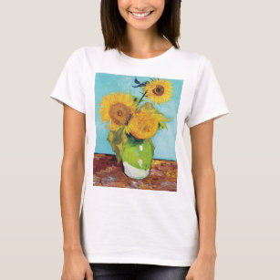 Drei Sonnenblumen, Van Gogh T-Shirt