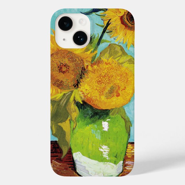 Drei Sonnenblumen | Vincent van Gogh Case-Mate iPhone Hülle (Rückseite)