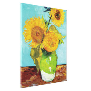 Drei Sonnenblumen   Vincent Van Gogh Leinwanddruck
