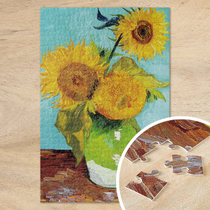 Drei Sonnenblumen Vincent Van Gogh Puzzle