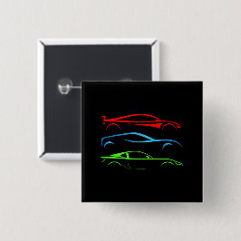 Drei Sportwagen Button