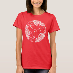 Drei Stachelhummer in Schwanz-an-Kopf-Position auf T-Shirt