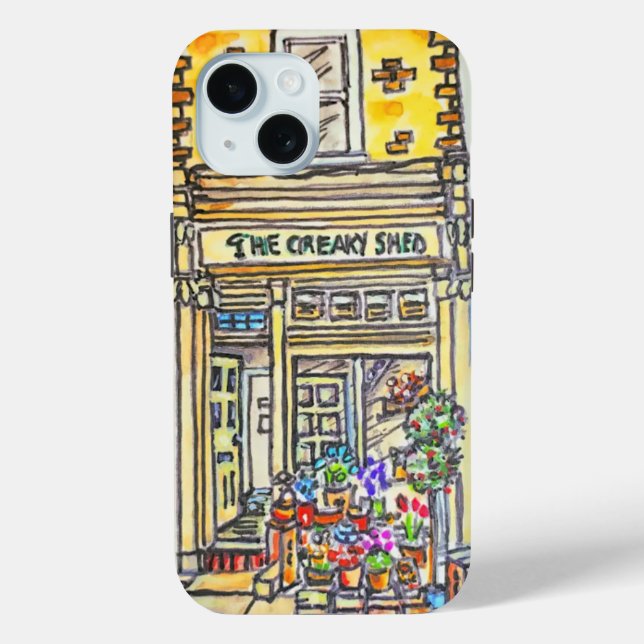 Drei Stadthäuser Case-Mate iPhone Hülle (Rückseite)