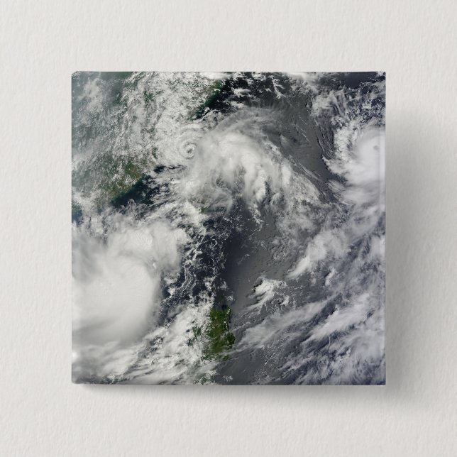 Drei starke Stürme Button (Vorderseite)