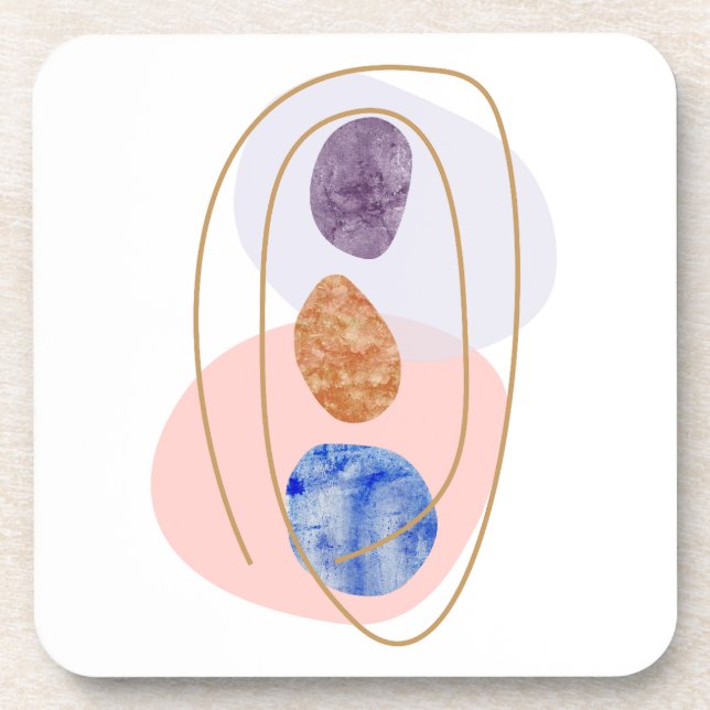 Drei Steine Getränkeuntersetzer (Vorderseite)