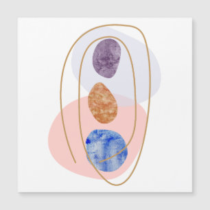 Drei Steine Magnetkarte