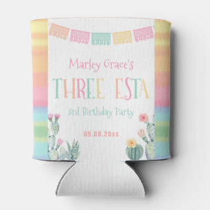 Drei-Sterne-Gastgeschenk Esta Cacti 3. Geburtstag Dosenkühler