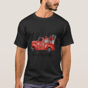 Drei Sterne im roten LKW mit gemütlichem Baum T-Shirt