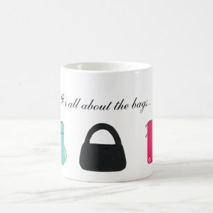 Drei stilvolle Handbags Tasse