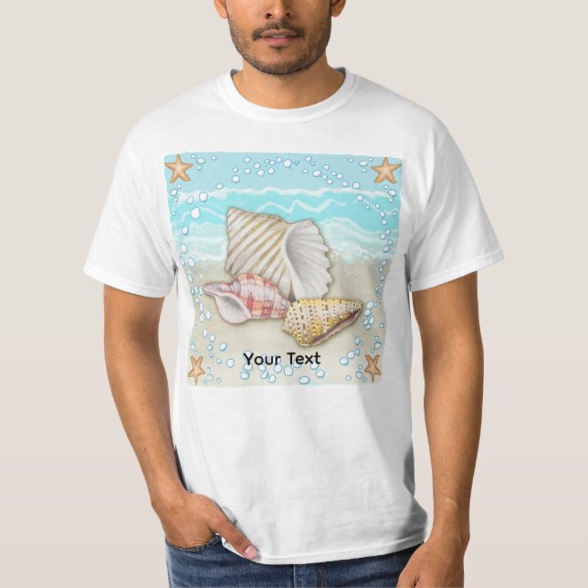 Drei Strandmuscheln T-Shirt (Vorderseite)