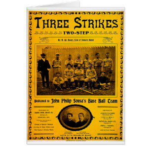 Drei Streik-zweistufige 1902 Vintage Blatt-Musik