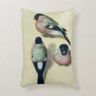 Drei Studien eines Bullfinch Zierkissen