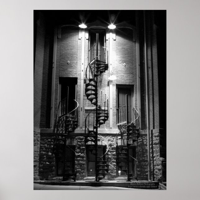 Drei Stufen Poster (Vorne)