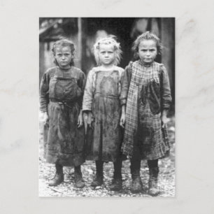 Drei süße kleine Mädchen Vintage South Carolina Postkarte