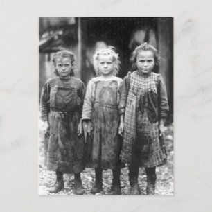 Drei süße kleine Mädchen Vintage South Carolina Postkarte