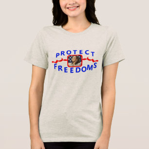 Drei-T - Shirt-Shirt Tri-Blend Shirt
