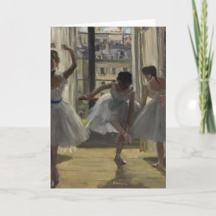 Drei Tänzer   Edgar Degas Karte