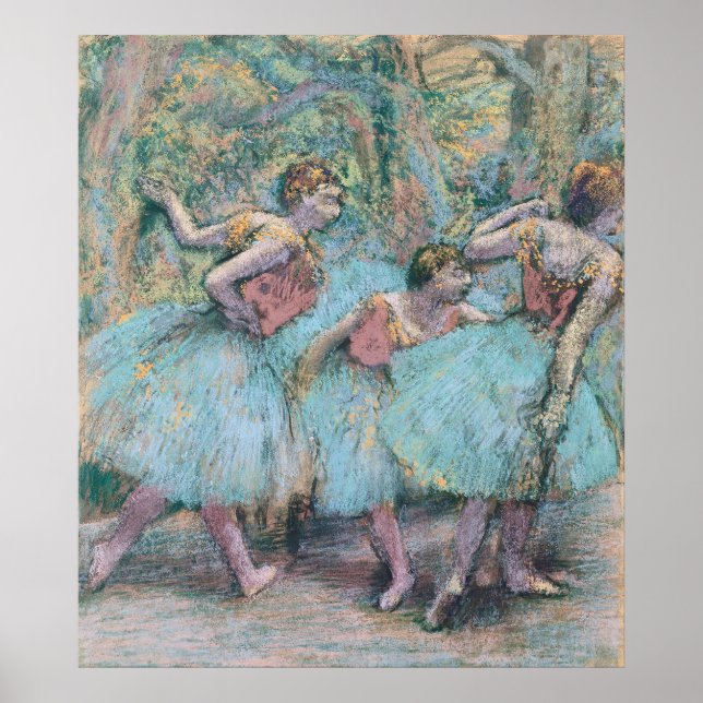 Drei Tänzer Edgar Degas Poster (Vorne)