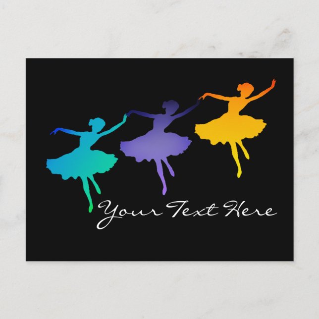 Drei Tänzer Postkarte (Vorderseite)