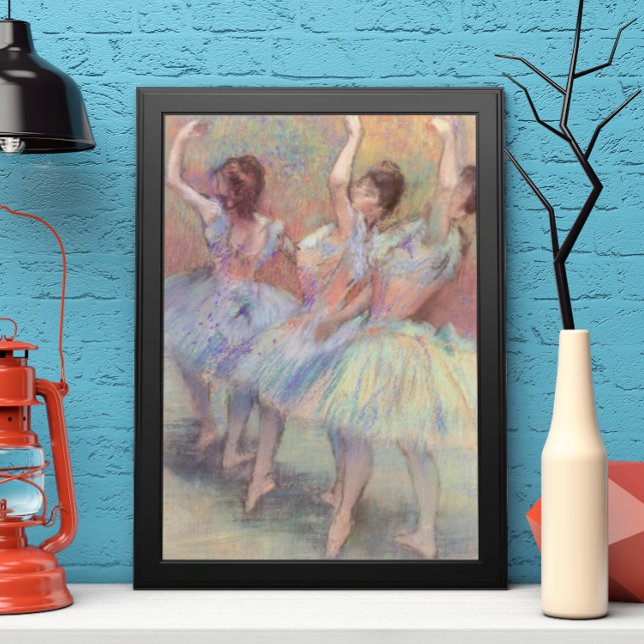 Drei Tänzer von Edgar Degas, Vintage Ballettkunst Poster (Von Creator hochgeladen)