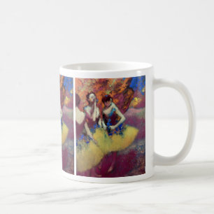 Drei Tänzerinnen in gelben Röcken von Degas Kaffeetasse