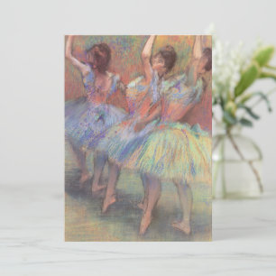 Drei Tänzerinnen von Edgar Degas, Vintage Ballett 