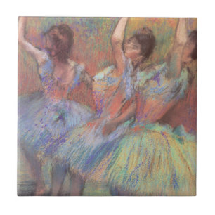 Drei Tänzerinnen von Edgar Degas, Vintage Ballett  Fliese