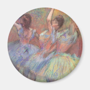 Drei Tänzerinnen von Edgar Degas, Vintage Ballett Magnet