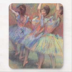 Drei Tänzerinnen von Edgar Degas, Vintage Ballett  Mousepad