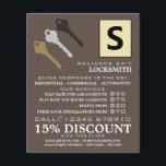 Drei Tasten und Logos, Schlosserwerbung Flyer<br><div class="desc">Drei Tasten & Logos,  Schlosserwerbung Flyer vom Business Card Store.</div>