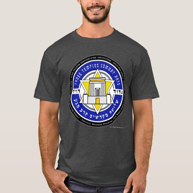 Drei Tempel bekämpfen Kunst T-Shirt (Vorderseite)