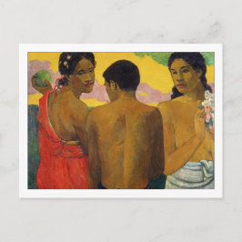 Drei Thitianer von Paul Gauguin Postkarte