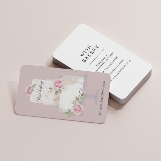 Drei-Tier-Kuchen-Kuchen Visitenkarte (Von Creator hochgeladen)