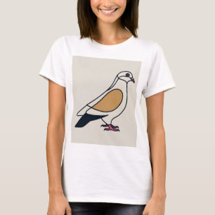Drei-Tone-Taube Vector Art T-Shirt