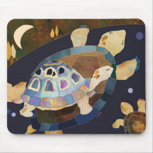 Drei Tortoises Mousepad