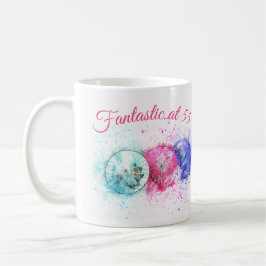 Drei tropische Getränke-Regenschirme "Fantastisch  Kaffeetasse