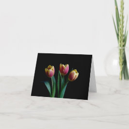 Drei Tulips Karte