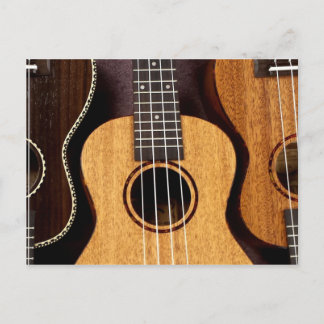 Drei Ukulele-Postkarte Postkarte