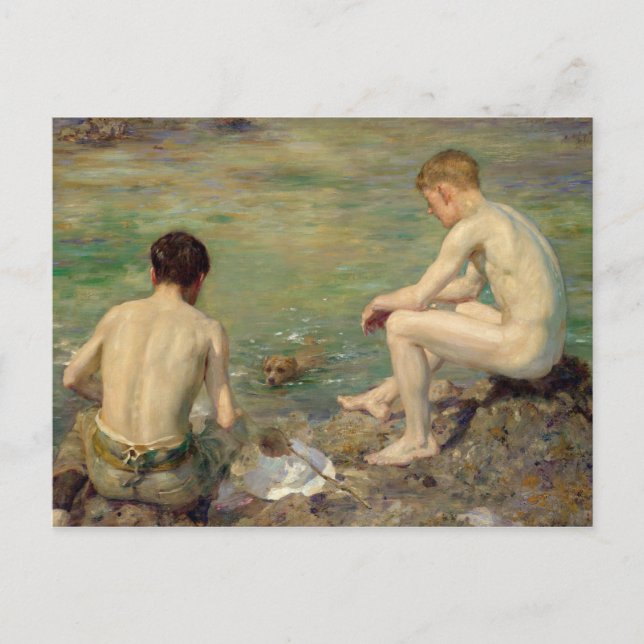 Drei Unternehmen Postkarte (Vorderseite)