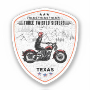 Drei verdrehte Schwestern, tx 335,tx 336,tx 337 St Aufkleber