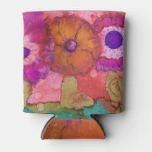 Drei verrückte Blume Boho Alcohol in k Design