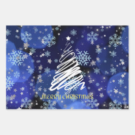 Drei verschiedene Weihnachtsbücher Geschenkpapier Set