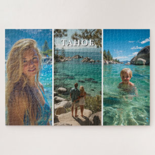 Drei vertikale Streifen Boho-Foto 20x30 Puzzle