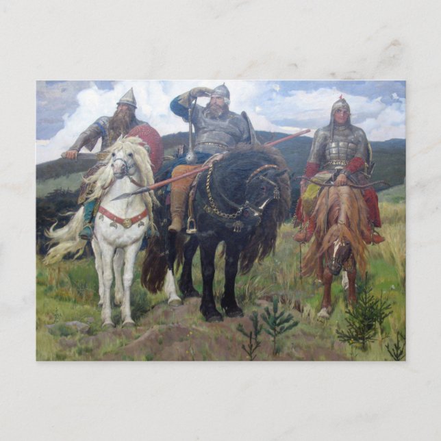 Drei Viking-Pfadfinder Postkarte (Vorderseite)