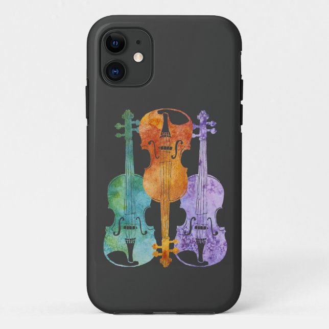 Drei Violinen Case-Mate iPhone Hülle (Rückseite)