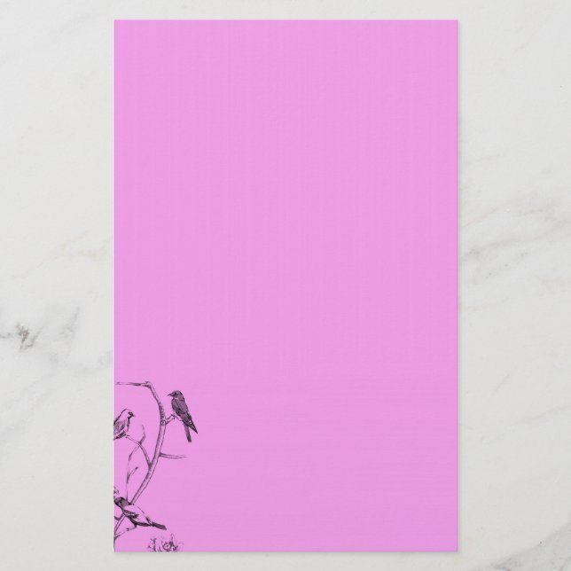 Drei Vögel - Stationery/Letterhead Briefpapier (Vorderseite)