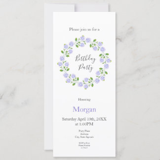 Drei Wasserfarben-Hydrangeas Einladung