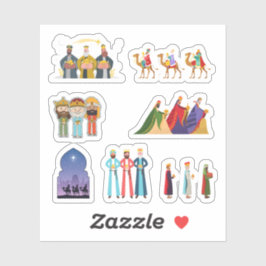 Drei-Wege-Männer-Sticker Aufkleber