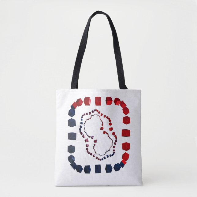 Drei-Wege-Tote-Tasche (Vorderseite)